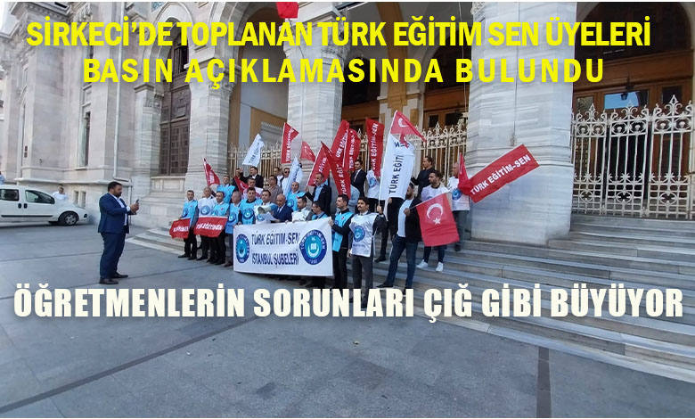 Türk Eğitim Sen Milli Eğitim Bakanlığını Protesto Etti