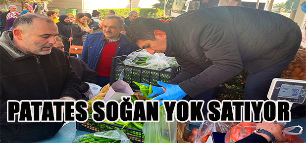 12 Günde 40 Ton Patates Satıldı