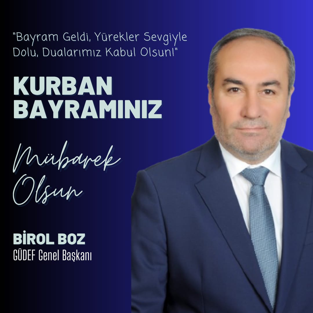 Birol Boz'un Kurban Bayramı Mesajı