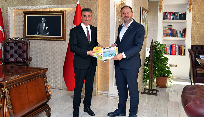 Vali Baruş, Kızılay Başkanı Dinç’i Ağırladı