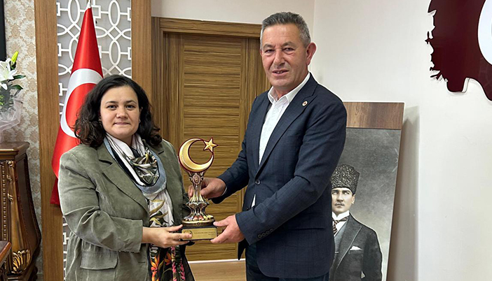 Başkan Doğan’dan Kaymakam Topçu’ya Nezaket Ziyareti