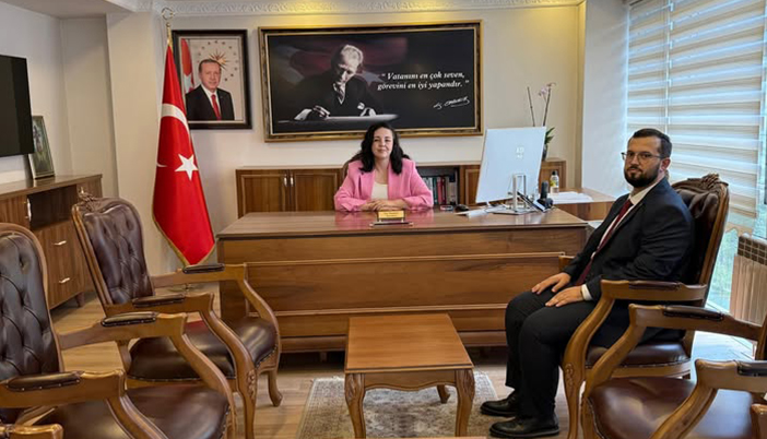  Kürtün Müftüsü Atmaca’dan Kaymakamlığa İlk Ziyaret