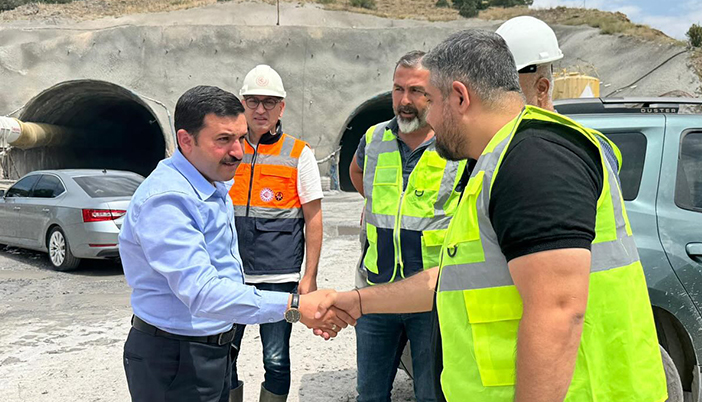 Pekün Tüneli’nde Hummalı Çalışma