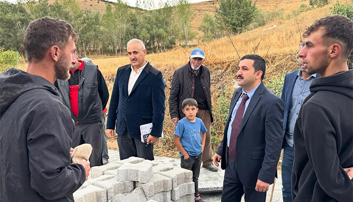 Kaymakam Yılmaz Gültepe Köyünde Çalışmaları İnceledi