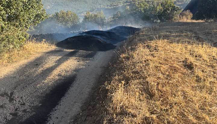 Yeşilbük Akyayla Mahallesinde Asfaltlama Çalışmaları Sürüyor