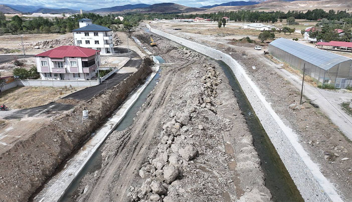 Kelkit Çayı’nda Taşkın Riskine Karşı Islah Çalışması