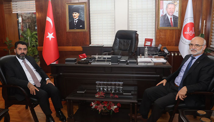 Gümüşhane İl Müftüsünden Trabzon İl Müftüsüne Hayırlı Olsun Ziyareti