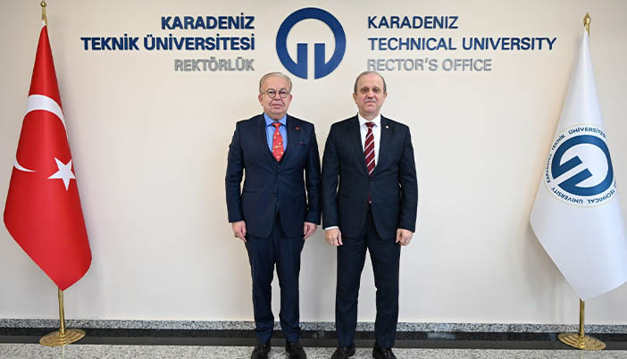 Emekli Tümamiral Cihat Yaycı KTÜ'de: Gümüşhane Üniversitesi Rektörü de Ziyarette Yer Aldı