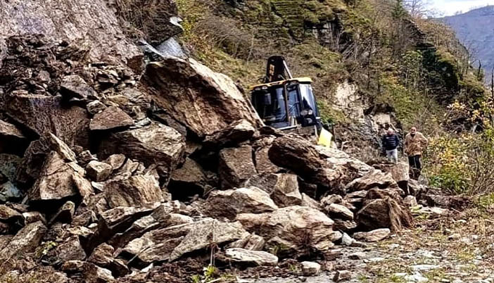 Giresun İl Özel İdaresi Heyelanlara Karşı Sahada