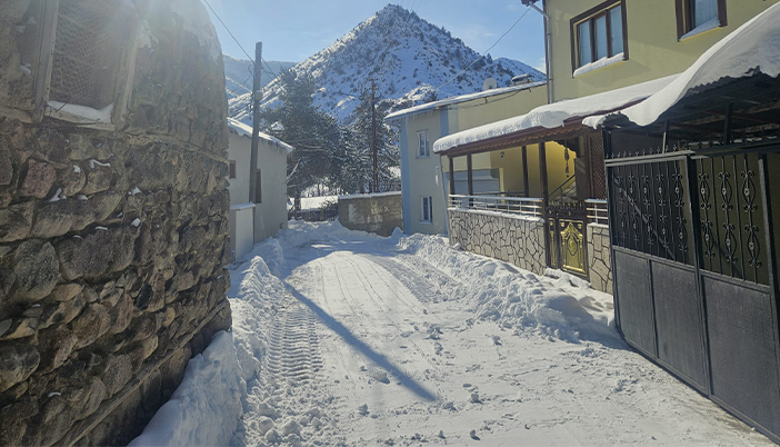 Kar Altında Bağlarbaşı: Bodrum’u Andıran Gümüşhane Manzaraları