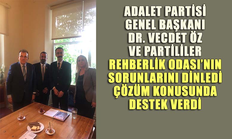 Adalet Partisi Rehberler Odasını Ziyaret Etti