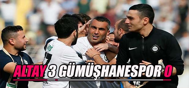 Altay 3 Gümüşhanespor 0