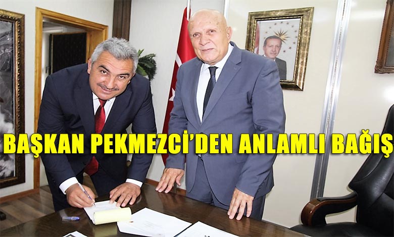 Başkan  Pekmezci Kurbanını Türk Kızılay'ına Bağışladı