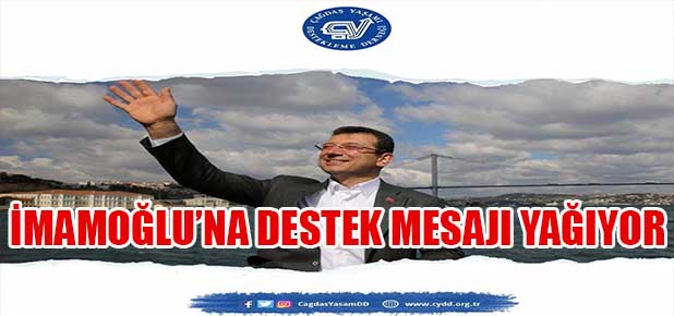 ÇYDD'den Ekrem İmamoğlu'na tebrik !