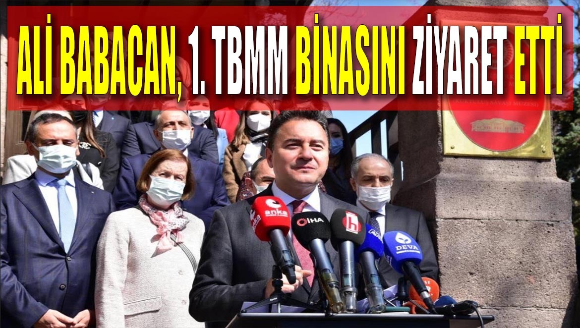DEVA Partisi Genel Başkanı Ali Babacan