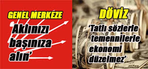Dolar aldı başını gidiyor biz birbirimizi yiyoruz