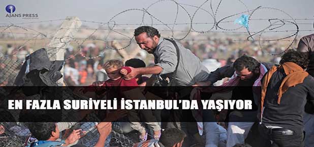 En fazla Suriyeli İstanbul’da yaşıyor