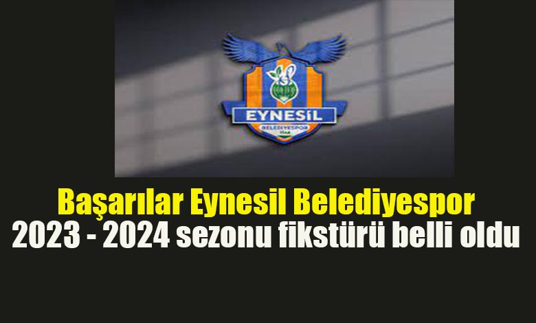 Eynesil Belediyesporun Rakipleri Belli Oldu