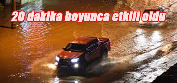 Gümüşhane'de sağanak