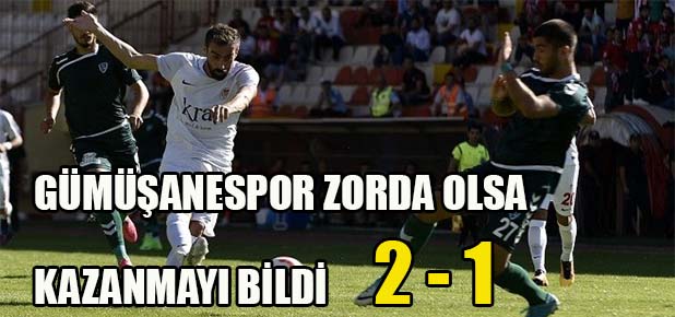 Gümüşhanespor - Konya Anadolu Selçuklu Spor  2-1