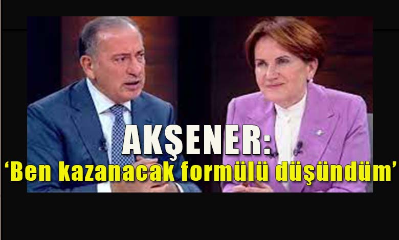 İYi Parti Genel Başkanı Meral Akşener Habertürk’te