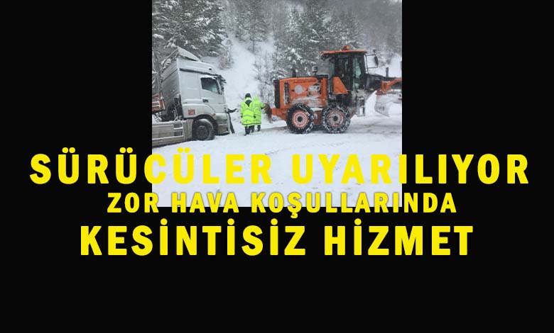 Jandarma Trafik Timlerinden  Vatandaşlara Yedi Yirmidört Kesintisiz Hizmet