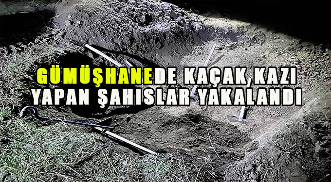 Kaçak Kazı Yapan Şahıslar Jandarma Tarafından Yakalandı