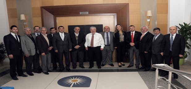 Konyalılar ziyaret etti, Mustafa Akaydın müjdeyi verdi