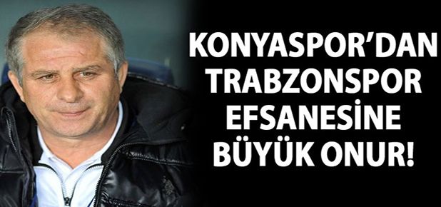 Konyaspor'dan Trabzonspor Efsanesine Büyük Onur!