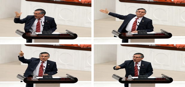 MHP'li Yeniçeri BDP sıralarına dönerek bağırdı