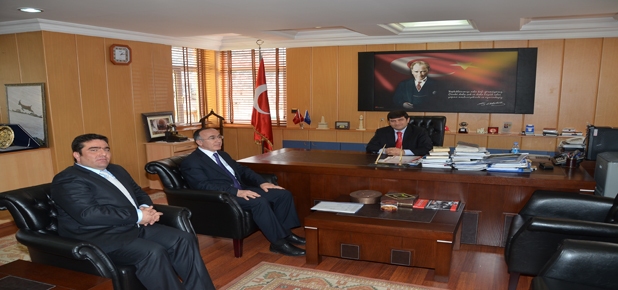 Orman Bölge Müdürü Mustafa Gedikli Vali Yusuf Mayda’yı Ziyaret Etti