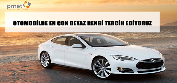 Otomobilde en çok beyaz rengi tercih ediyoruz