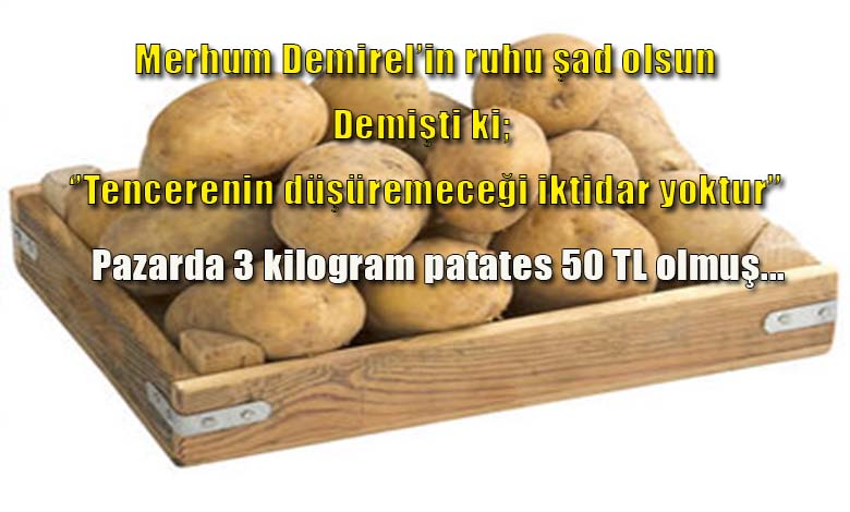 Patates Fiyatının Hızına Yetişilmiyor