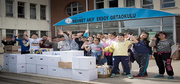 Pendik’teki okullarda yardım seferberliği