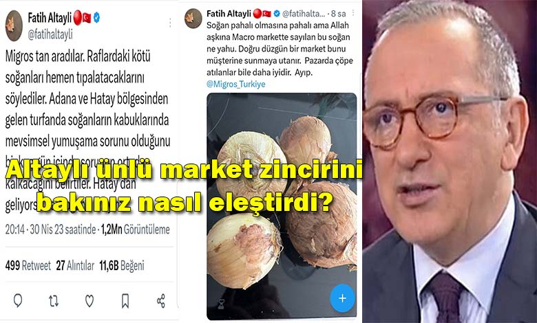 Soğan Krizini Altaylı Çözdü