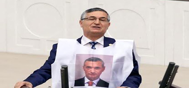 TBMM’de Engin Alan protestosu