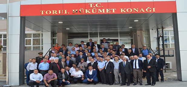 Torul Kaymakamı Recai Karal ilçeye veda etti