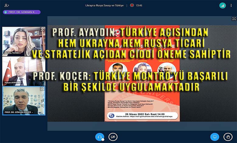 “Ukrayna - Rusya Savaşı ve Türkiye” Paneli Gerçekleştirildi